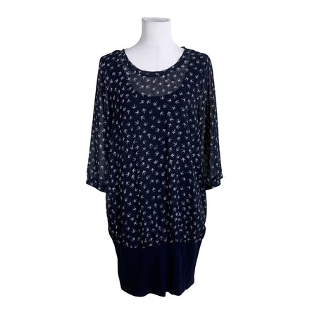 Unisex Esprit - Schiffon tunic, size 40 - Blue ()