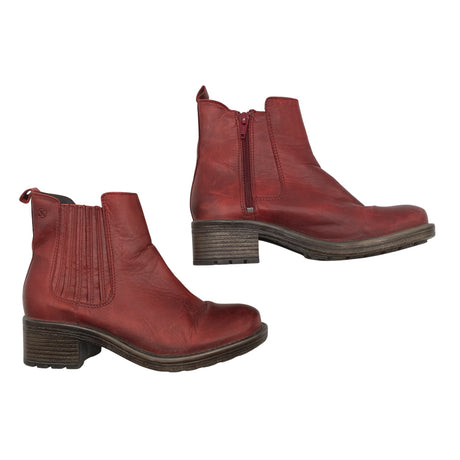 Unisex Your Face - Ankle boots, size 36 - Red ()