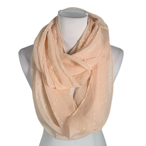 Unisex EDC by Esprit - Circle scarf, size Midi - Light pink (1)