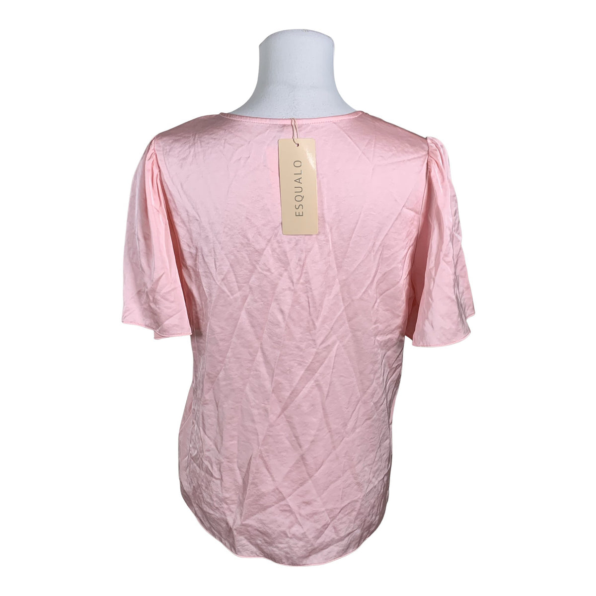 Unisex Esqualo - Short-sleeved blouse, size 36 - Light pink (2)