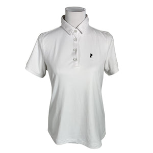 Unisex Peak Performance - Sports shirt, short sleeve, size 40 - White (1)
