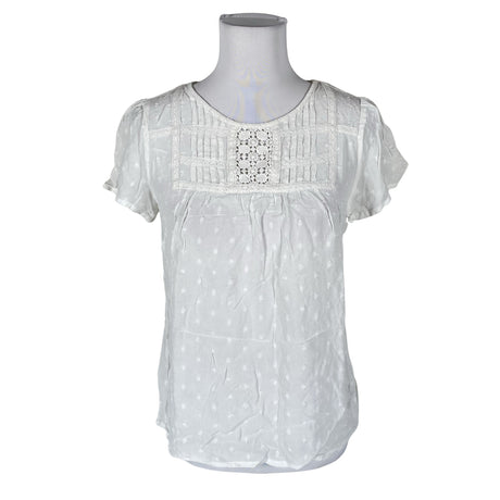 Unisex Monsoon - Short-sleeved blouse, size 40 - White ()