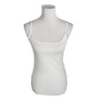 Unisex Next - Tricot tank top, size 38 - White ()
