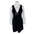 Unisex Miss Selfridge - Tricot tunic, size 38 - Black ()
