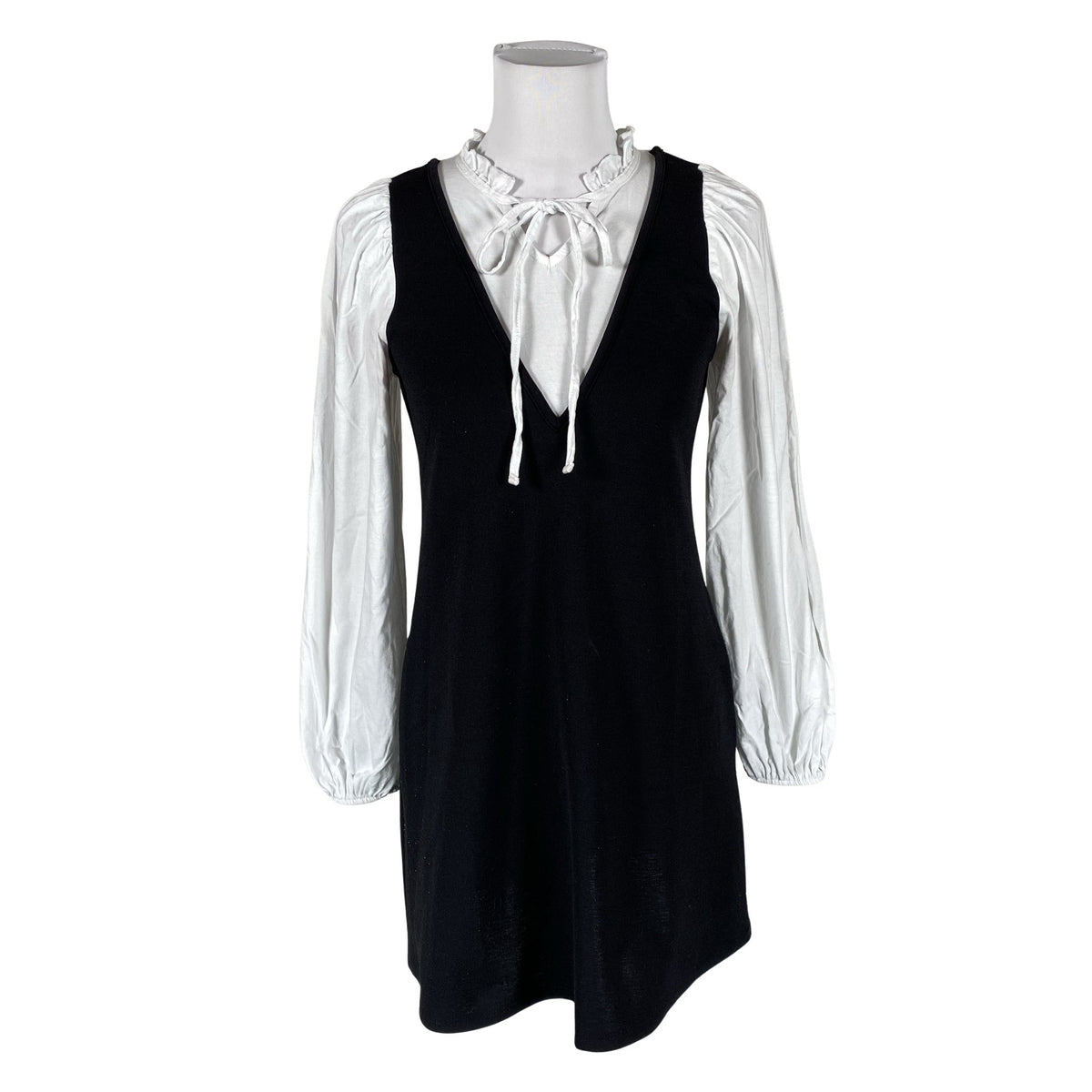 Unisex Miss Selfridge - Tricot tunic, size 38 - Black (1)