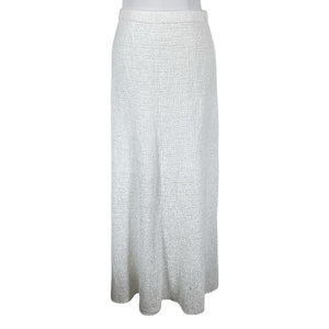 Unisex Massimo Dutti - Knit skirt, size 38 - White (1)