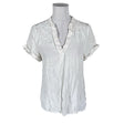 Unisex Saint Tropez - Short-sleeved blouse, size 36 - White ()