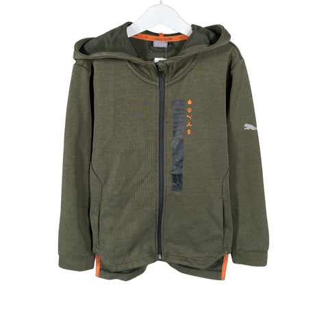 Unisex Puma - Hoodie, size 134 - 140 - Green ()