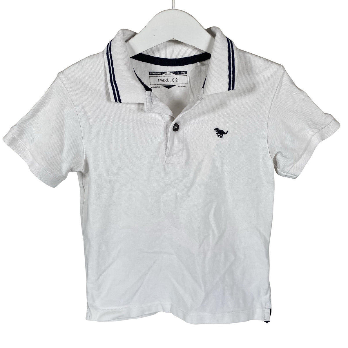 Unisex Next - Polo shirt, size 104 - 110 - White (1)