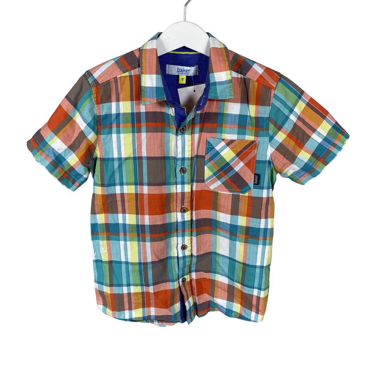 Unisex Baker by Ted Baker - Collared shirt, size 122 - 128 - Blue (1)