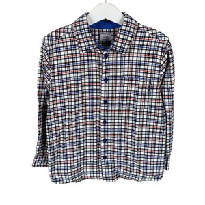 Unisex Polarn O. Pyret - Collared shirt, size 110 - 116 - Blue (1)