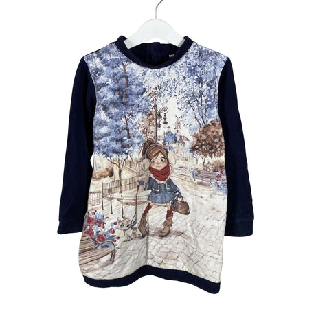 Unisex Mayoral - Sweatshirt dress, size 116 - 122 - Blue ()