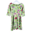 Unisex Polarn O. Pyret - Tricot dress, size 122 - 128 - Green ()