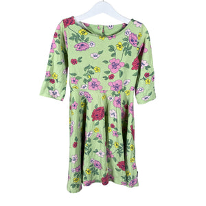 Unisex Polarn O. Pyret - Tricot dress, size 122 - 128 - Green (1)
