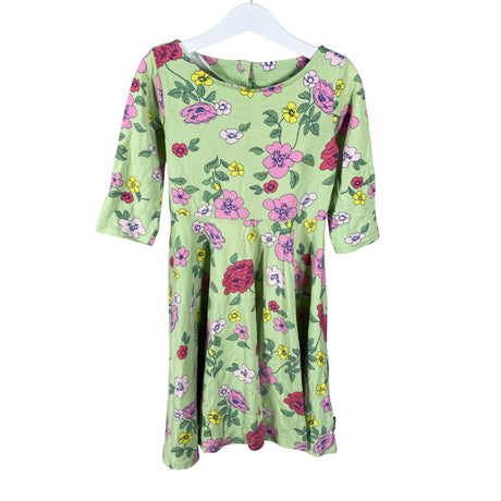 Unisex Polarn O. Pyret - Tricot dress, size 122 - 128 - Green ()