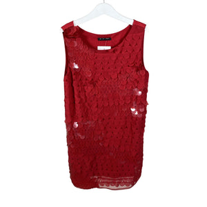 Unisex Sisley - Party dress, size 134 - 140 - Red (1)