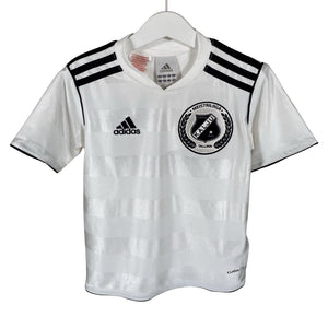 Unisex Adidas - Sports shirt, short sleeve, size 116 - 122 - White (1)
