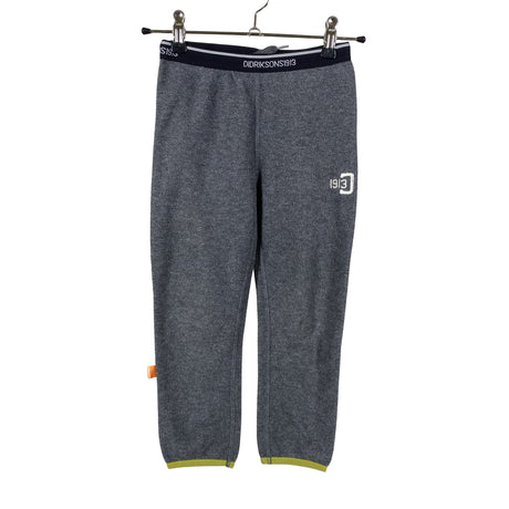 Unisex Didriksons - Fleece pants, size 98 - 104 - Gray ()