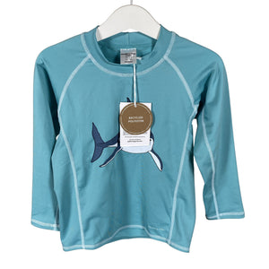 Unisex Polarn O. Pyret - Swim shirt, size 98 - 104 - Turquoise (1)