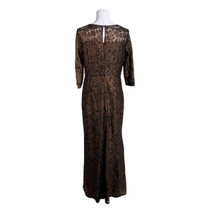 Unisex Ril's - Party dress, size 38 - Brown (2)