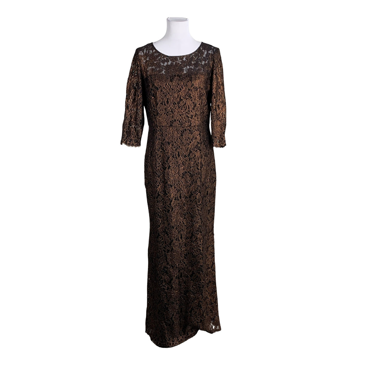 Unisex Ril's - Party dress, size 38 - Brown (1)