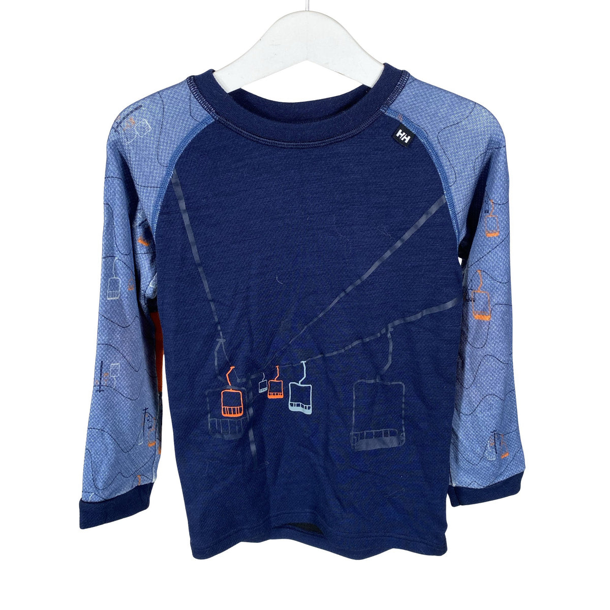 Unisex Helly Hansen - Thermal shirt, size 110 - 116 - Blue (1)