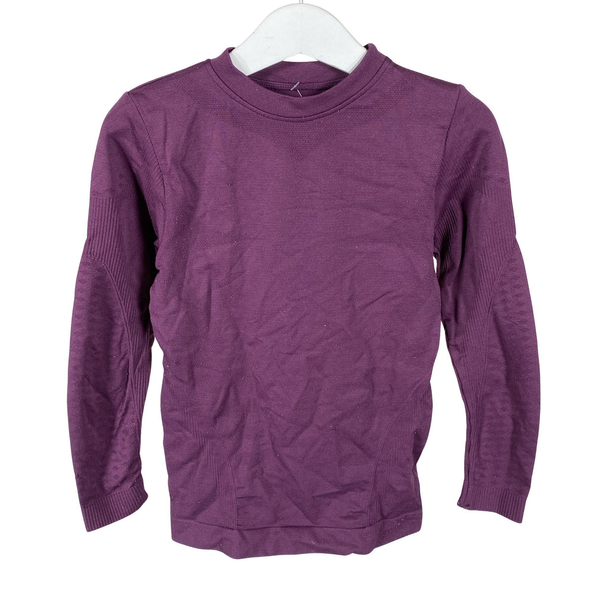 Unisex Zig Zag - Sports shirt, long sleeve, size 104 - 110 - Violet (1)