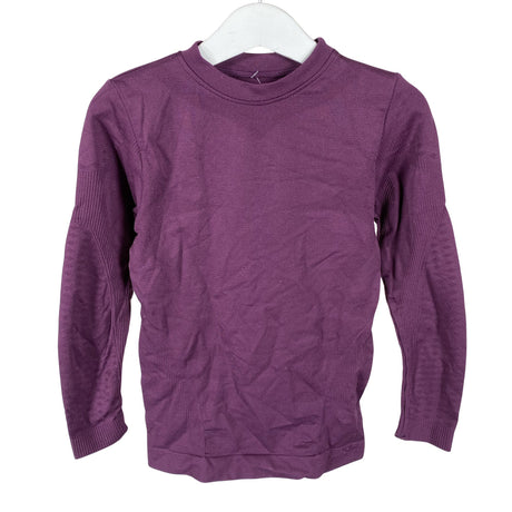 Unisex Zig Zag - Sports shirt, long sleeve, size 104 - 110 - Violet ()