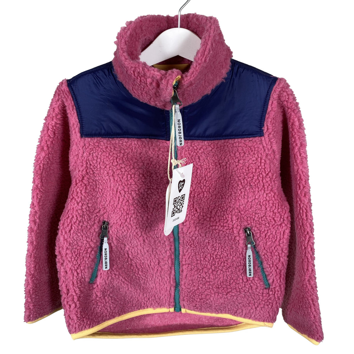 Unisex Nordbjørn - Fleece jacket, size 110 - 116 - Pink (1)