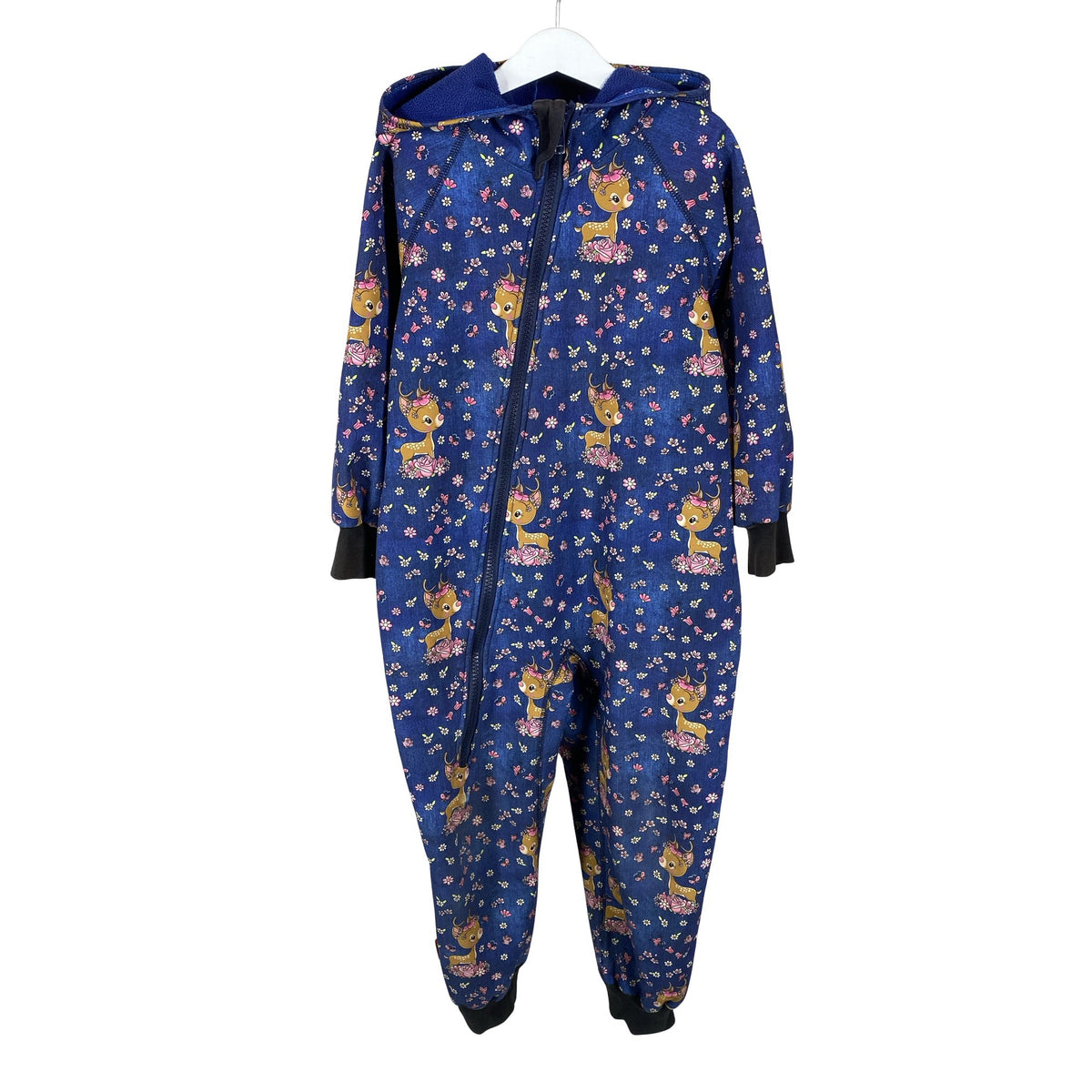 Unisex iELM - Soft shell jumpsuit, size 116 - 122 - Blue (1)