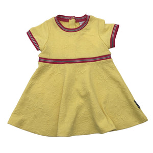 Unisex Polarn O. Pyret - Tricot dress, size 80 - 86 - Yellow (1)