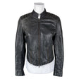 Unisex Goosecraft - Leather jacket, size 38 - Black ()