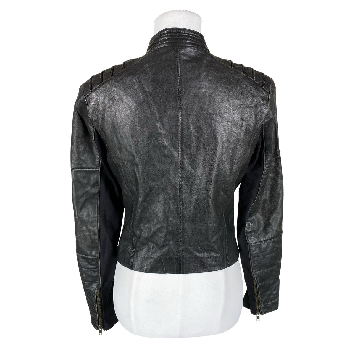 Unisex Goosecraft - Leather jacket, size 38 - Black (2)