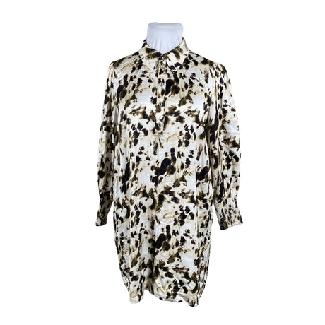 Unisex Rue de Femme - Schiffon dress, size 42 - Natural white ()