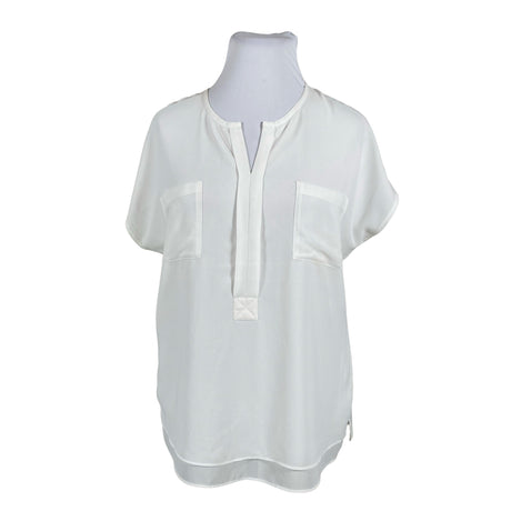 Unisex Opus - Short-sleeved blouse, size 44 - White ()