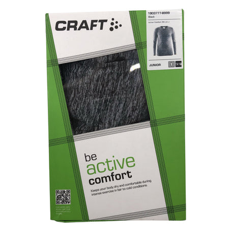 Unisex Craft - Sports shirt, long sleeve, size 134 - 140 - Gray ()