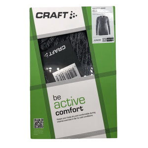Unisex Craft - Sports shirt, long sleeve, size 122 - 128 - Gray (1)
