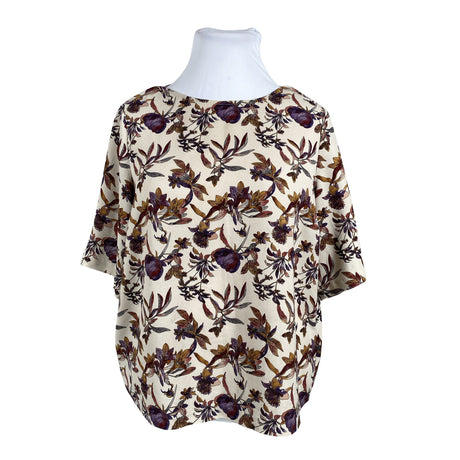 Unisex Y.A.S - Short-sleeved blouse, size 42 - Beige ()