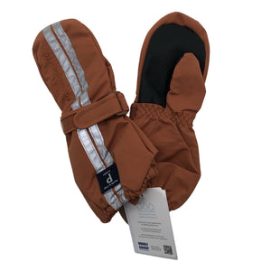 Unisex Polarn O. Pyret - Sprint/Fall gloves, size 2 - 3 vuotta - Brown (1)