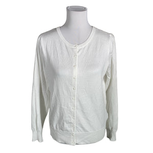 Unisex Fransa - Cardigan, size 40 - White (1)