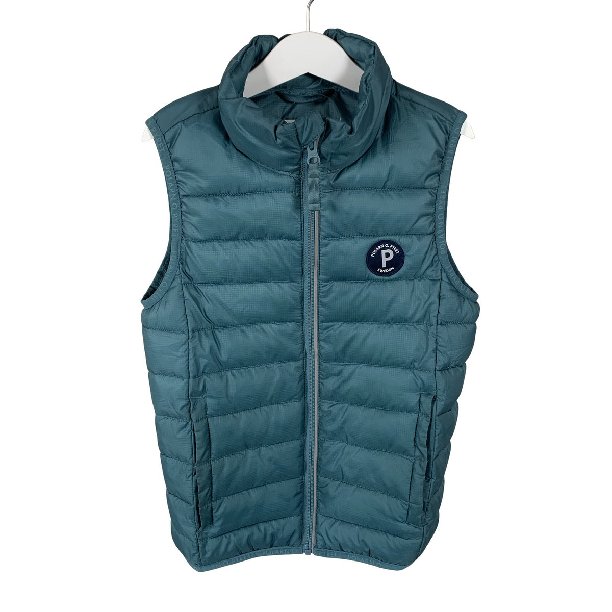 Unisex Polarn O. Pyret - Winter vest, size 128 - 134 - Green (1)