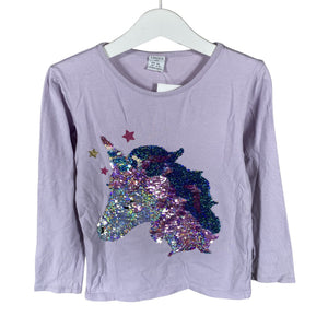 Unisex Lindex - Tricot shirt, size 116 - 122 - Violet (1)