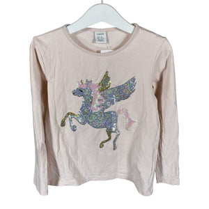 Unisex Lindex - Tricot shirt, size 116 - 122 - Light pink (1)