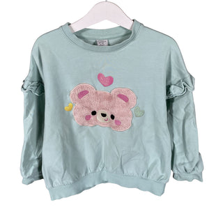 Unisex Lindex - Sweatshirt, size 116 - 122 - Turquoise (1)