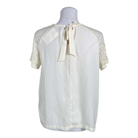 Unisex Saint Tropez - Short-sleeved blouse, size 36 - Natural white (2)