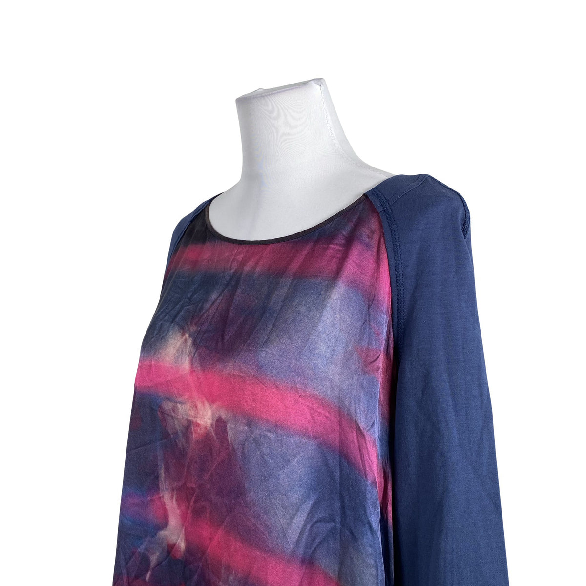 Unisex Hugo Boss - Schiffon dress, size 38 - Blue (2)