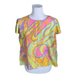 Unisex Handmade - Short-sleeved blouse, size 40 - Light pink ()