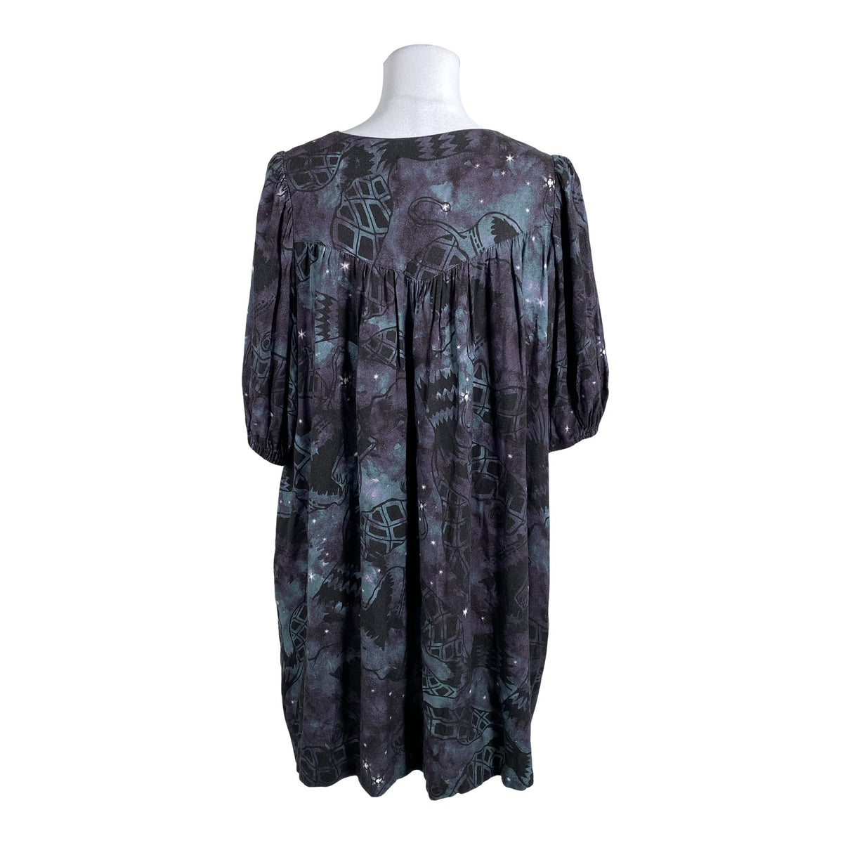 Unisex Jatuli - Schiffon dress, size 40 - Violet (3)
