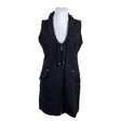Unisex Leon - Outdoor vest, size 44 - Black ()