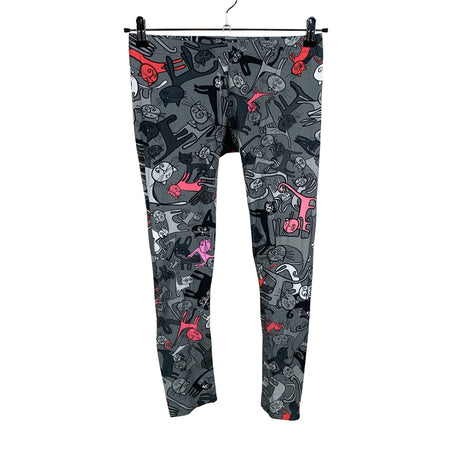 Unisex Virkkukoukkunen - Leggings, size 38 - Gray ()